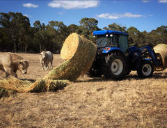 A fast new way to feed livestock - HaySpin Bale Spinner