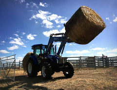 Use our Hay Forks to carry a second bale for feeding