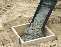 Himac Concrete Unloading Bucket - discharge chute
