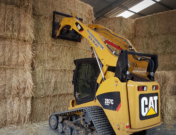 Stack and retrieve bales efficiently with Himac Hay Forks