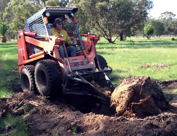 Remove tree stumps with your Skid Steer / Track Loader