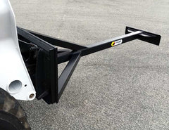 Universal skid steer mount as standard - Himac Scraper Attachment